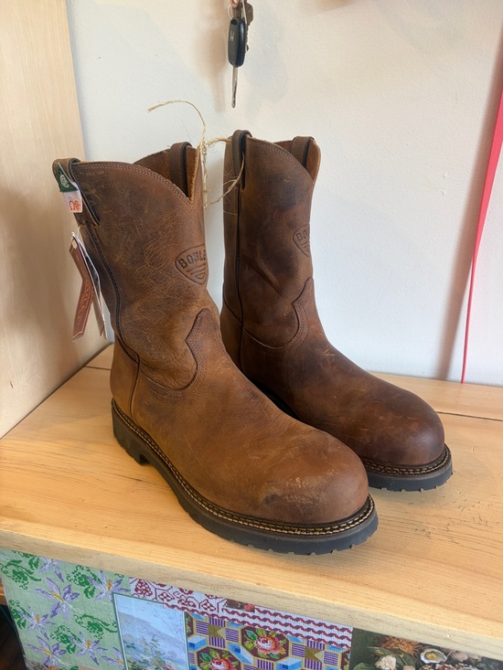 Boulet Other - Brown Boulet Work Steeltoe Cowboy Boots for Men
